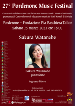 Recital pianistico di Sakura Watanabe