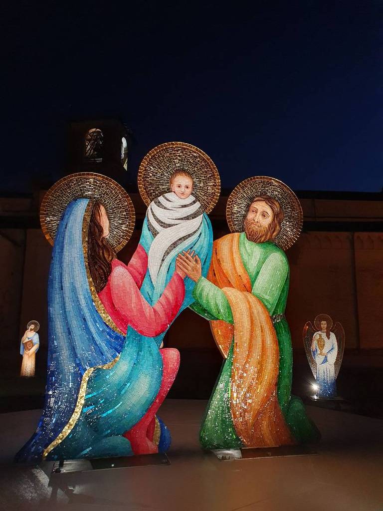 Spilimbergo: si completa il presepe di mosaico