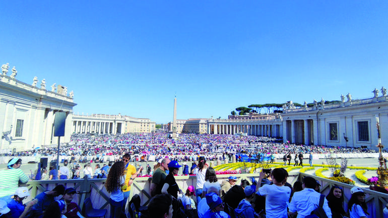 300 ragazzi della Diocesi a Roma da papa Francesco