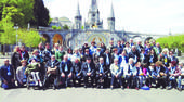 A Lourdes con la Nostra Famiglia
