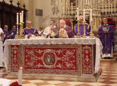 Celebrazione di suffragio per Benedetto XVI in San Marco
