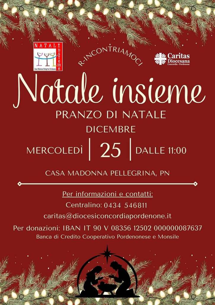 Torna Natale insieme a Casa Madonna Pellegrina