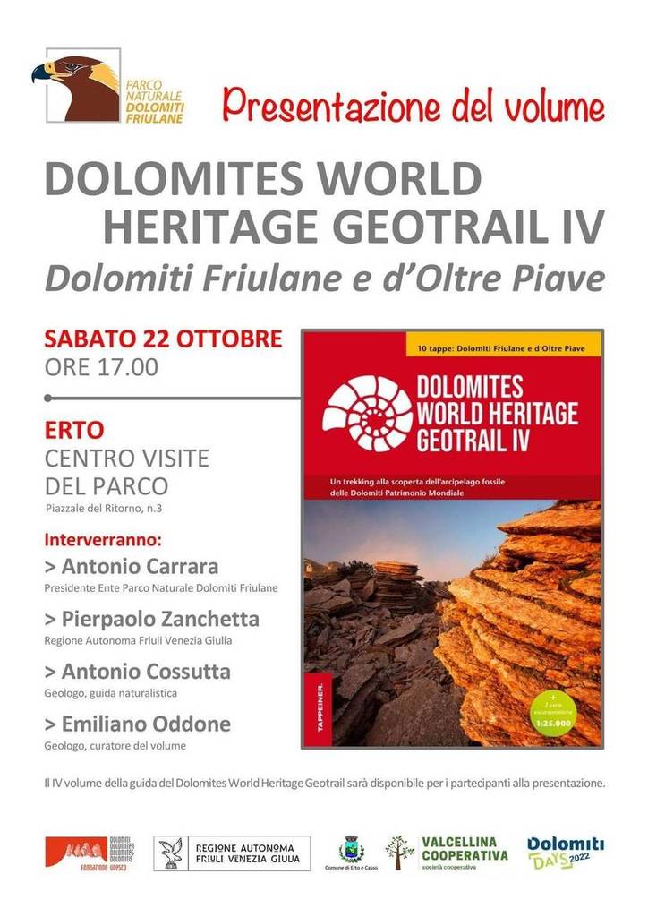 Erto, sabato 22 ottobre: Dolomites World Heritage Geotrail