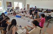 Il laboratorio della Scuola Mosaicisti nell’ambito del G7 Istruzione 