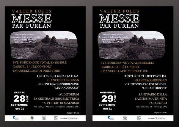 La “Messe par furlan” per la memoria del Vajont