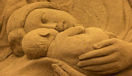 Lignano: il presepe di sabbia