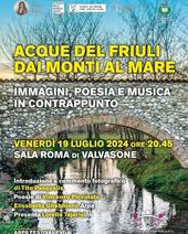 Poesia, arpa e fotografia dedicate alle acque del Friuli