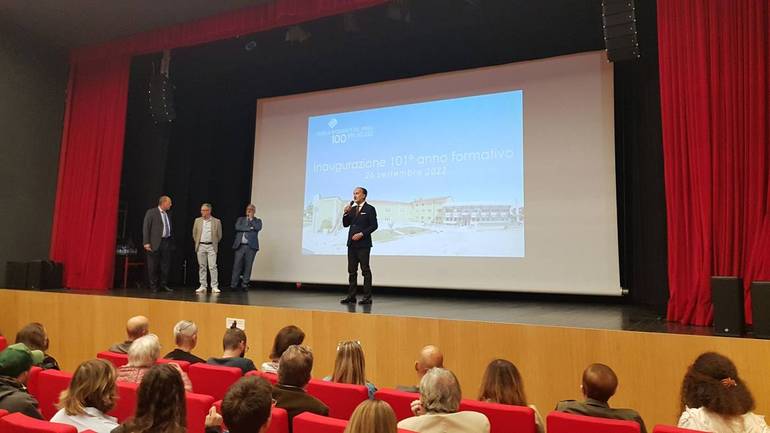 Inaugurazione 101° anno formativo della Scuola Mosaicisti del Friuli al Cinema Miotto