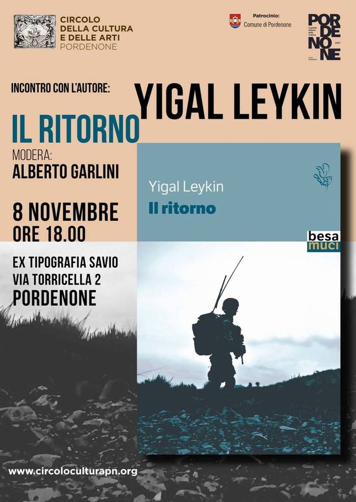 Ygal Leykin presenta il suo ultimo romanzo