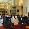 Fedeli presenti alla Apertura della Visita in San Marco