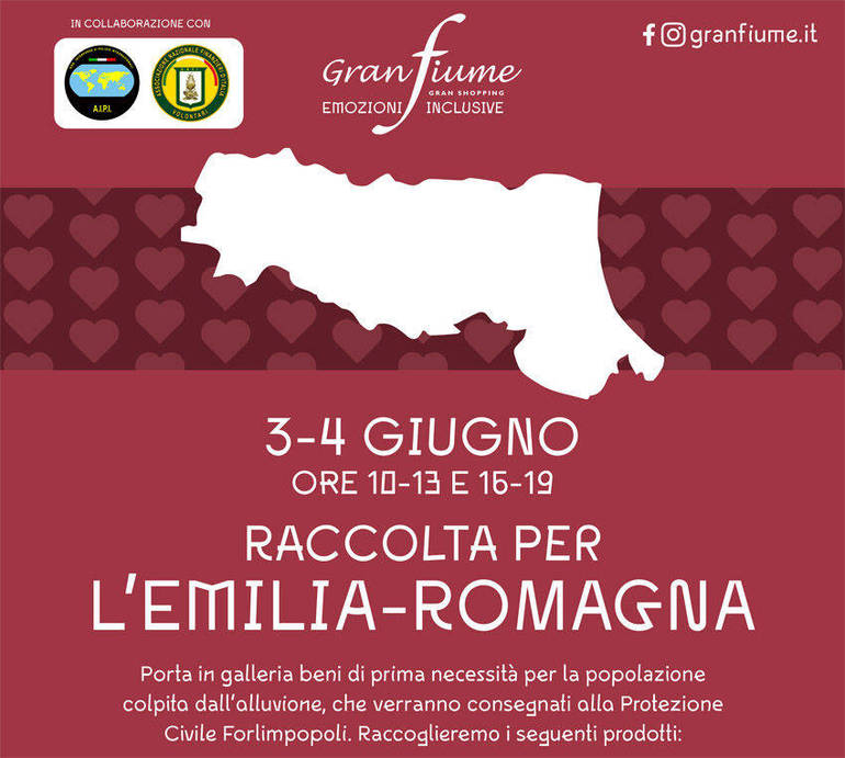 Alluvione Emilia Romagna: al Granfiume raccolta solidale