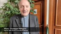 Mons. Giuseppe Pellegrini al rientro da Roma dopo la Visita ad limina con i Vescovi del Triveneto