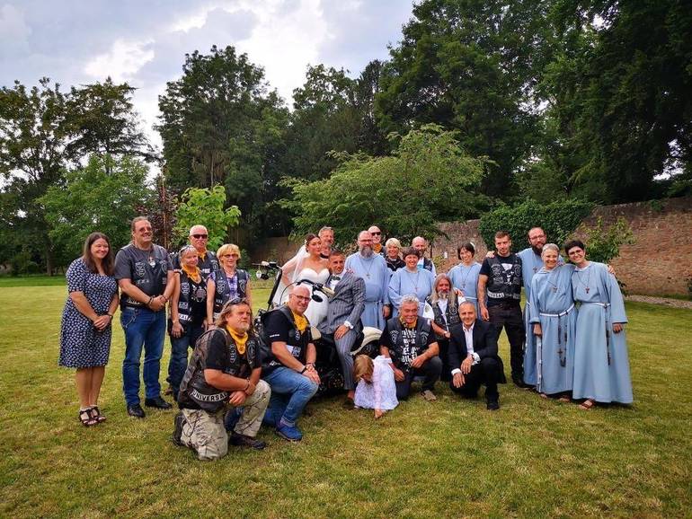 Pellegrinaggio in moto da Papa Francesco