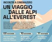 Pordenone: 10 novembre seconda serata Cai di cinema e montagna
