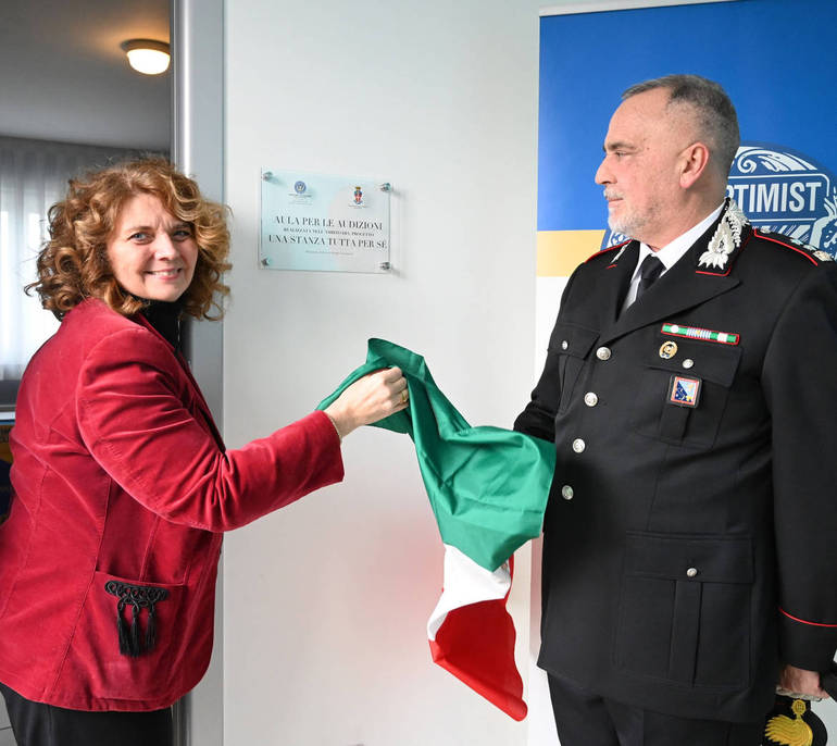 Pordenone: 25 novembre, inaugurata la stanza per l'audizione protetta delle donne presso sede del Comando provinciale Carabinieri 