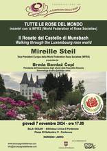 Pordenone: 7 novembre "Tutte le rose del mondo" con due massime esperte