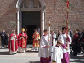 Pordenone: benedizione Ulivi con Vescovo Pellegrini