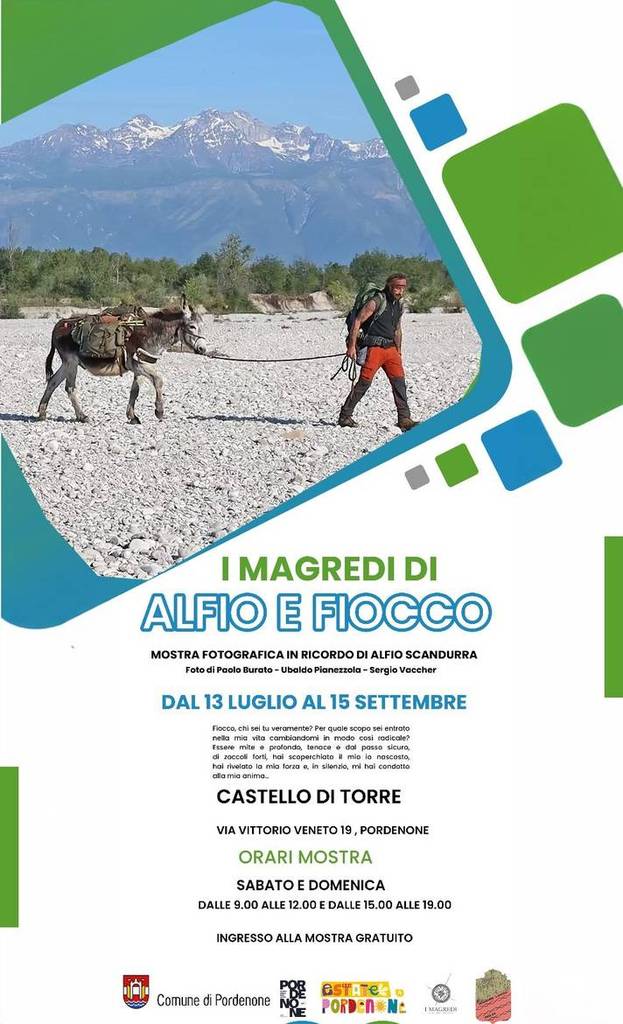 Torre di Pordenone: mostra Alfio e Fiocco dal 13 luglio a settembre