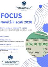 Focus novità fiscali 2020, incontro venerdì 7