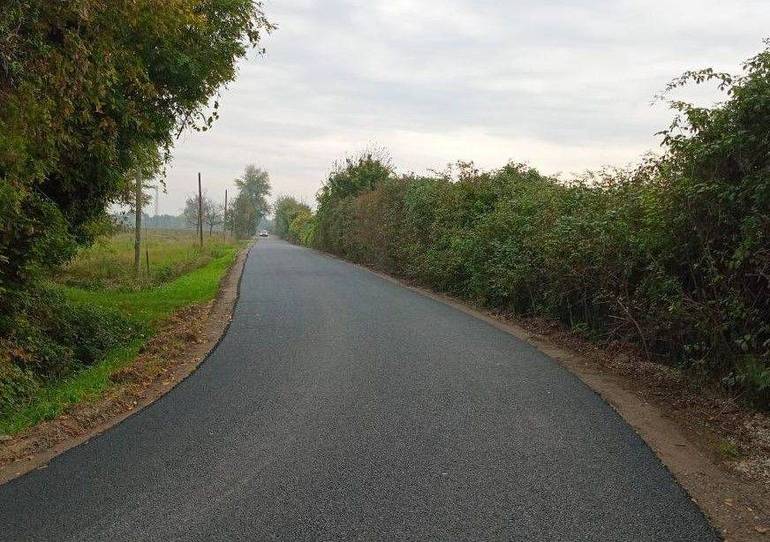 Portogruaro: Completata asfaltatura via delle Canne Viole (cavalcavia Lison)