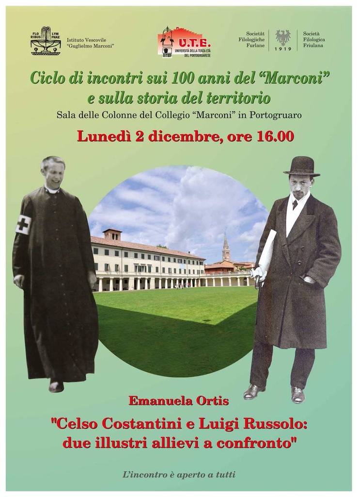 Portogruaro: il 2 al Marconi sui cento anni della scuola