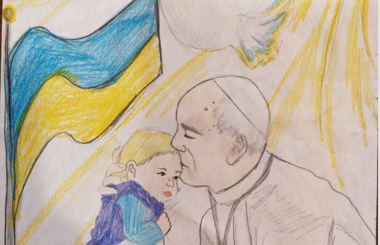 Ucraina (Kharkiv): il grazie dei bambini ucraini a Papa Francesco