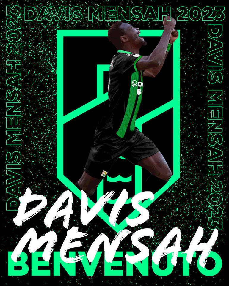 Davis Mensah nuovo attaccante del Pordenone Calcio