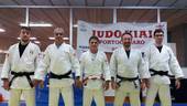 I tecnici del judo kiai settore adulti-agonisti: da sx Alessio De Bernardis,Choukri Khalil, Dotta Marco, Gentile Giuseppe e Andrea Rizzetto