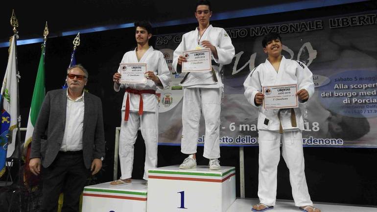 Visentini 1° classificato al campionato di judo Libertas