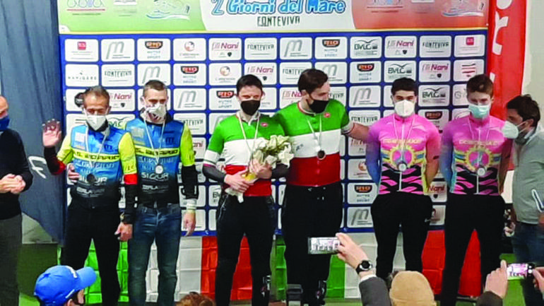 Paraciclismo, Marcolina tricolore sul tandem con Meroni Paraciclismo, Marcolina tricolore sul tandem con Meroni