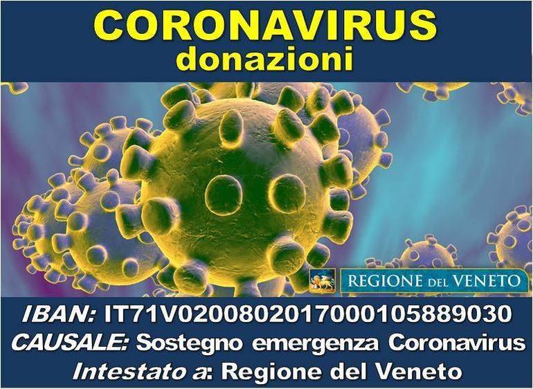  Coronavirus, tante offerte di sostegno alla sanità in Veneto